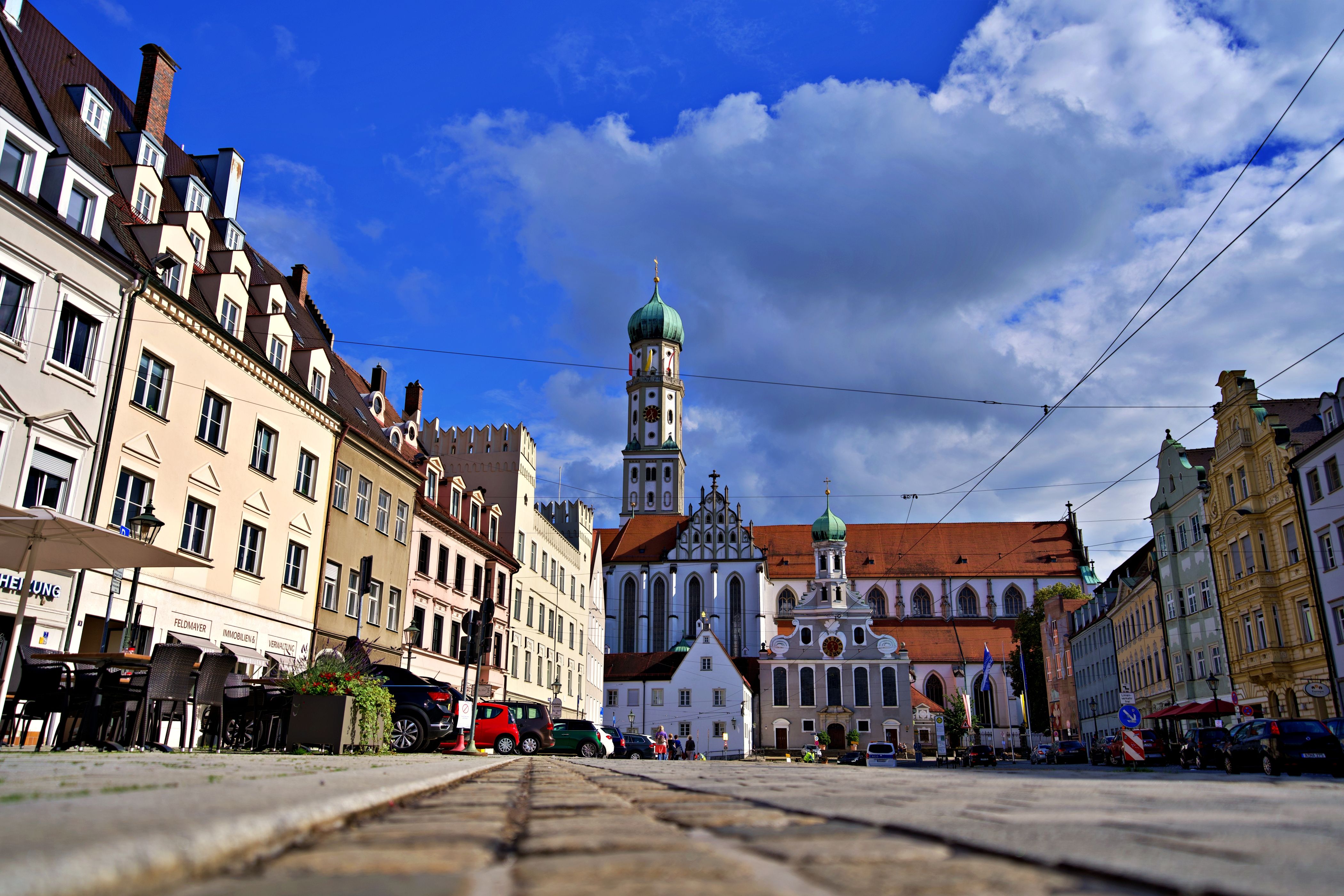 Die Kirchen St. Ulrich und St. Afra in Augsburg. Foto: Raphael Wolf, Regio Augsburg Tourismus GmbH