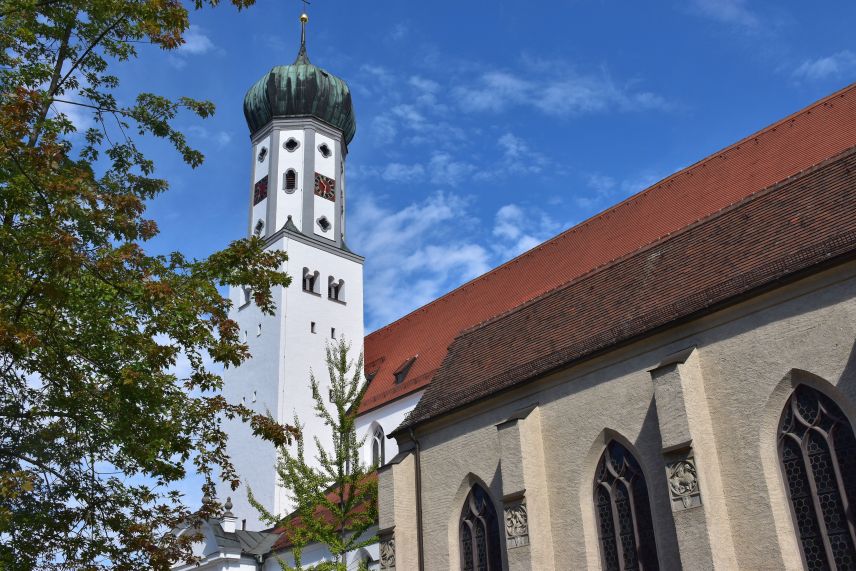 Kirche St. Georg von aussen, Bild Regio Tourismus Augsburg