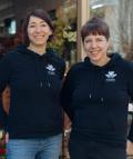 Kathrin Uhl-Duttler und Eva Wörner von der Blumenmanufaktur
