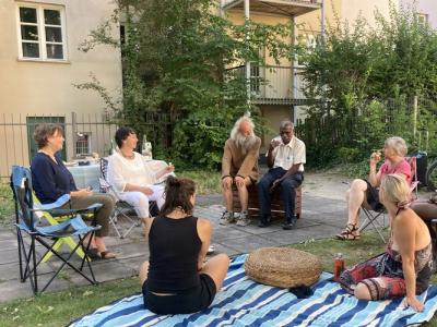 Soziokratiekreis beim Nachbarschafsprojekt Am Bogen