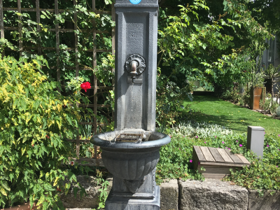 Trinkwasserbrunnen im Botanischen Garten, Foto: Katrin Jacob