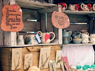 Auf dem Kreativmarkt gibt es allerhand zu entdecken