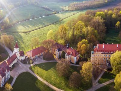 Schloss Blumenthal Luftbild