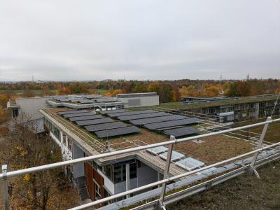 PV-Anlage auf der Universität Augsburg