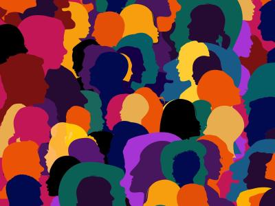 Bild von verschiedenen Kopfumrissen