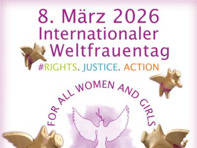 Einladung Weltfrauentag 2026 Frauen für Frieden