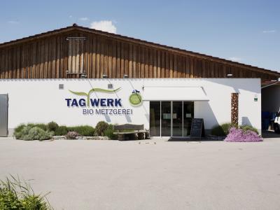 Das Gebäude von Tagwerk. 