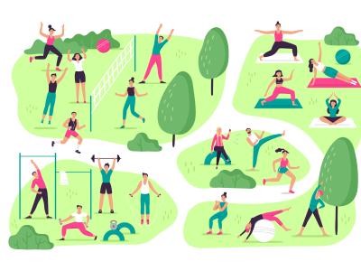 Bewegung und Sport im Park, Bild von tartila auf freepik