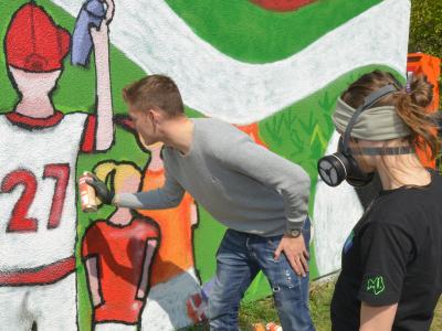 Graffiti-Projekt, Augsburg, swa,  Foto: swa / Thomas Hosemann