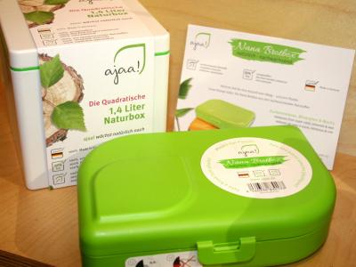 Brotbox aus nachwachsenden Rohstoffen, Made in Germany. Foto: Werkstatt Solidarische Welt