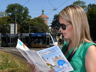 Straßenbahn, Bus,  Augsburg, Foto Thomas Hosemann/ swa