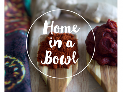 Das Kochbuch "Home in a Bowl" aus Augsburg.