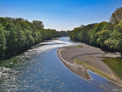 Lech, Augsburg, Foto: Norbert Liesz, Licca Liber, 