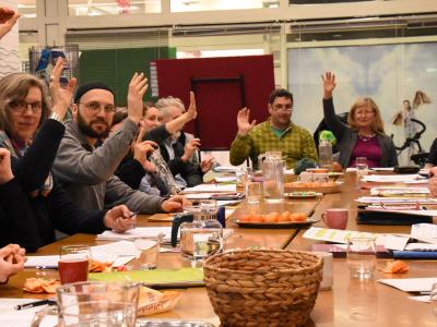 Treffen des Agendateams der Lokalen Agenda 21. Foto: Cynthia Matuszewski