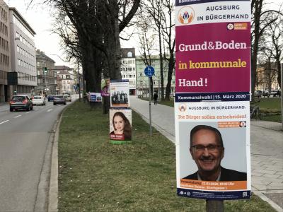 Wahlplakate 2020, Foto: Sylvia Schaab 