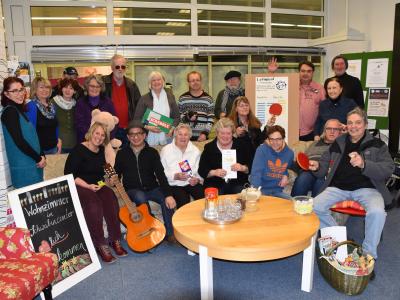 Augsburg, Lebensraum Schwabencenter, Wohnzimmer im Schwabencenter, Foto Cynthia Matuszewski