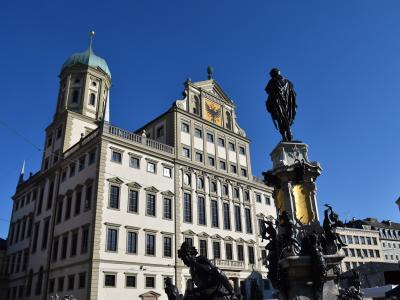 Augustusbrunnen, Augsburger Rathausplatz