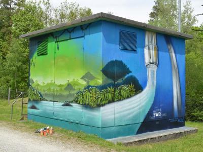 swa, Graffiti-Projekt, Stadtwald