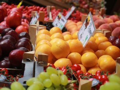 Obst auf dem Wochenmarkt