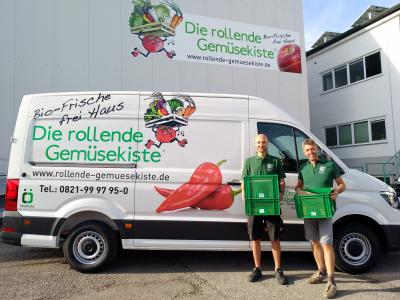 Auto, Bio Lebensmittel Lieferung, Rollende Gemüsekiste, Foto: Die rollende Gemüsekiste