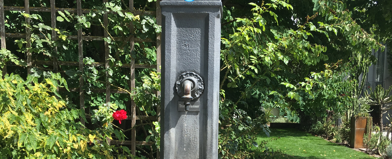 Trinkwasserbrunnen im Botanischen Garten, Foto: Katrin Jacob