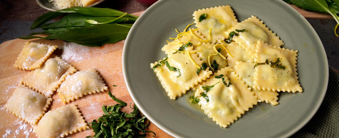 Bärlauch Ravioli – ein kleines Stück Frühling auf dem Teller, Foto: Oekokiste e.V.