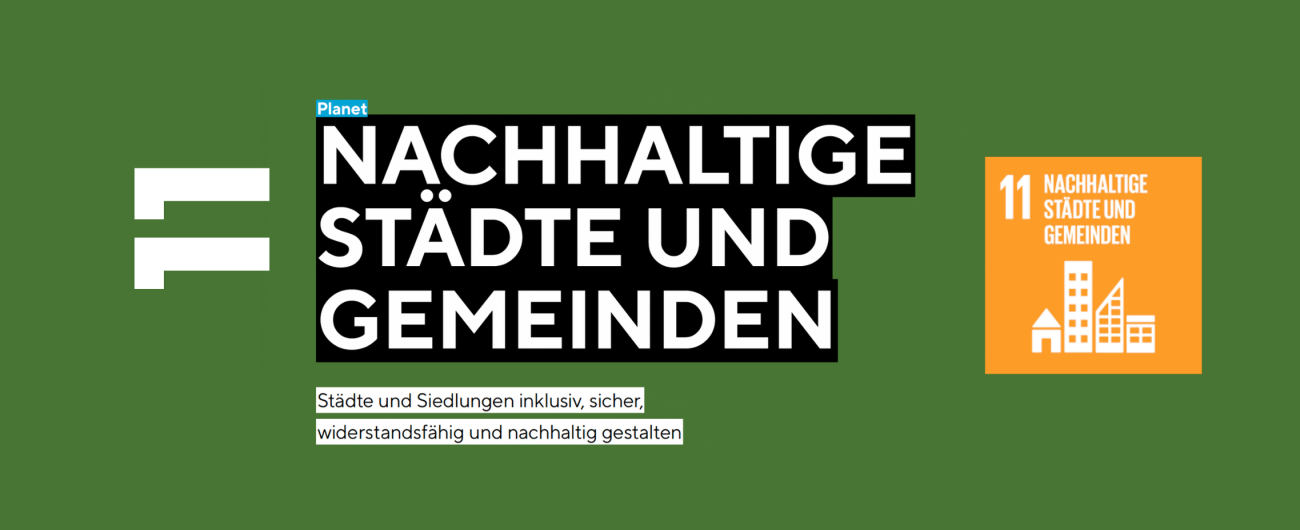 SDG 11 Nachhaltige Städte und Gemeinden 