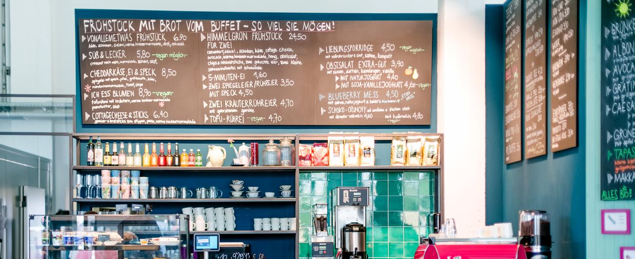 Leckeres Essen im Café Himmegrün