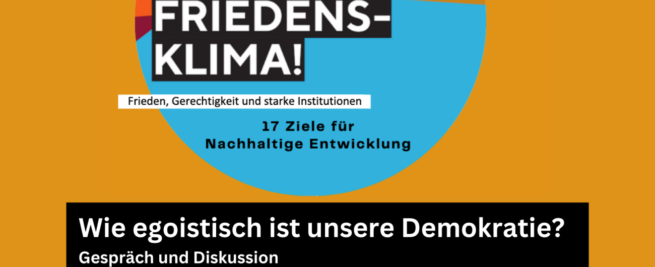 Veranstaltung Wie egoistisch ist unsere Demokratie?