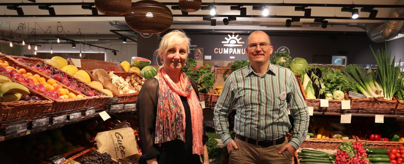 Anja Dördelmann und Johannes Hagner im Herzstück Horgau