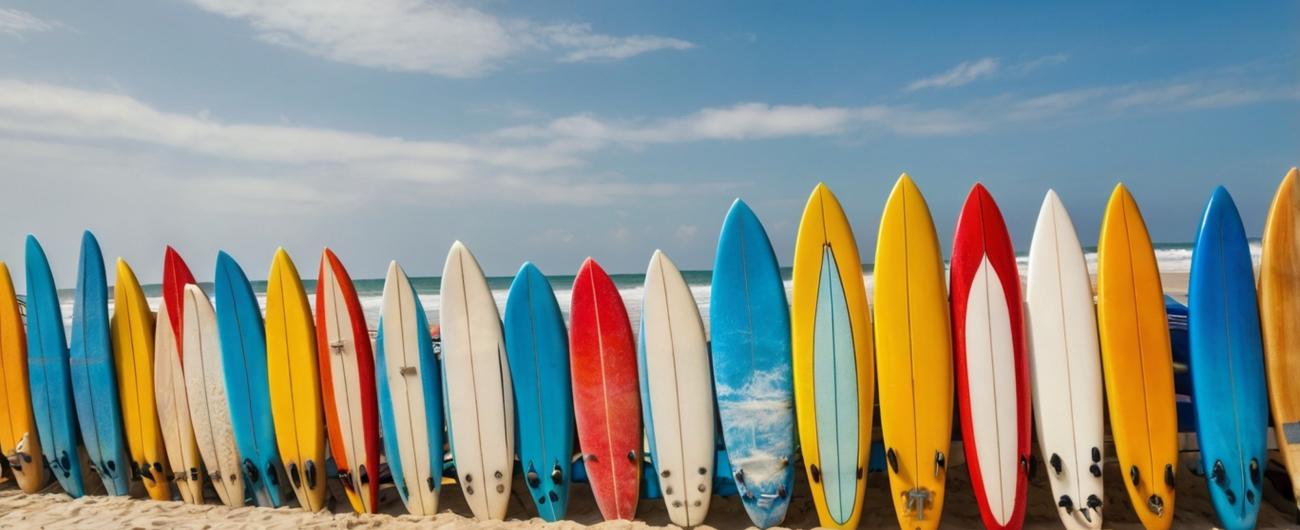 Surfbretter zum Ausleihen