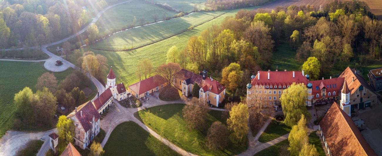 Schloss Blumenthal Luftbild