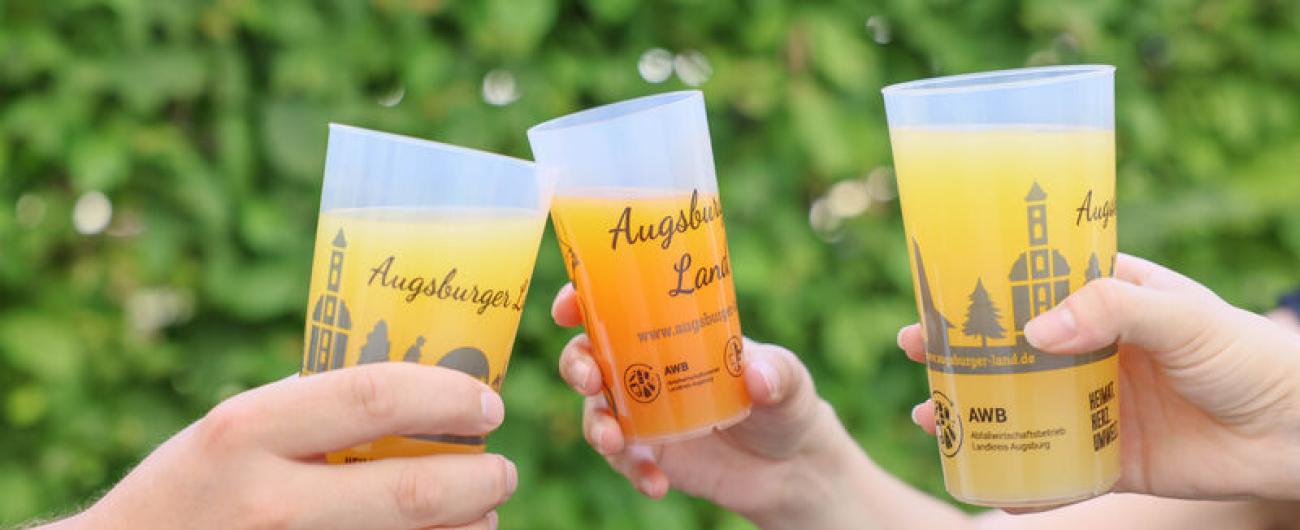 Der Mehrweg-Becher "Augsburger Land Becher"