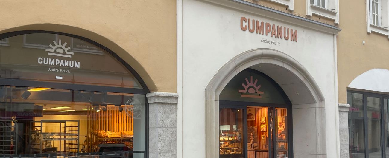 Bio-Bäckerei Cumpanum in der Annastraße, Augsburg