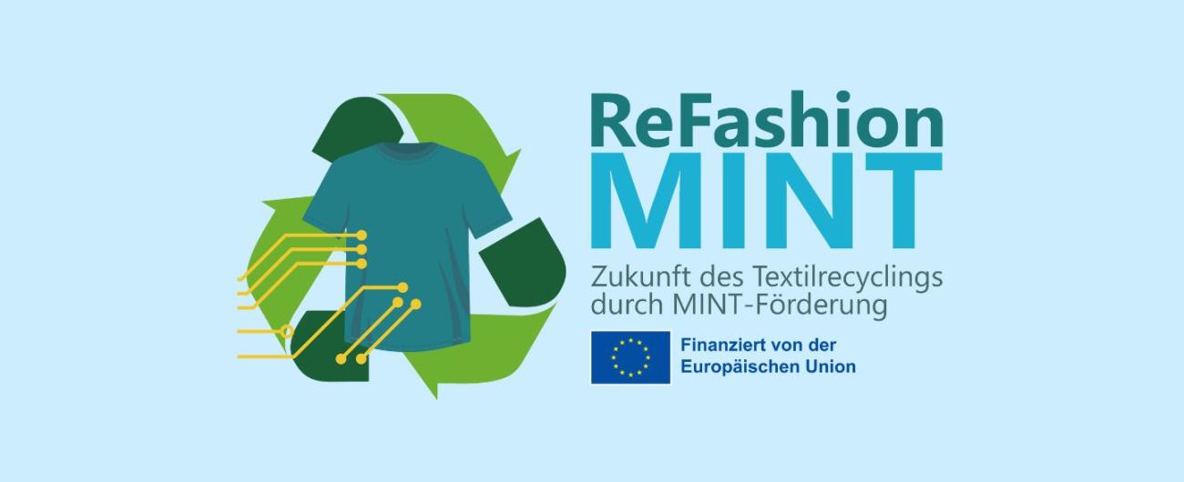 Logo des Bildungsprogramms ReFashion Mint.