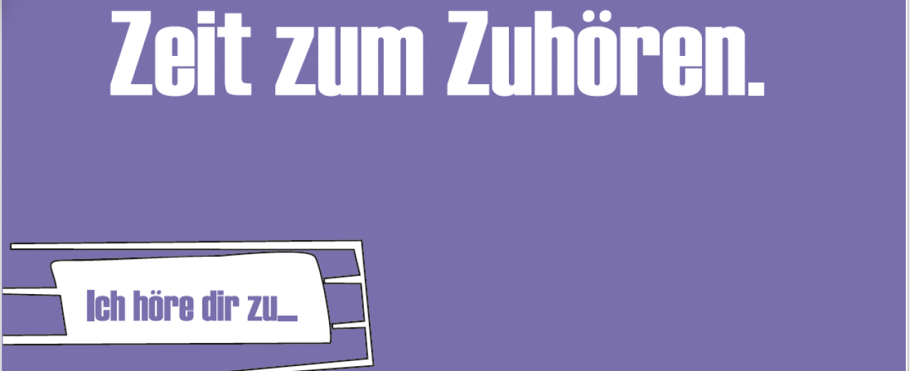 Einladung Zeit zum Zuhören