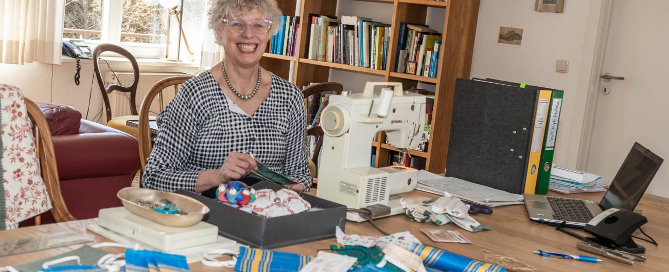 Corona, Masken nähen, Augsburg, Foto: Stefan Heinrich