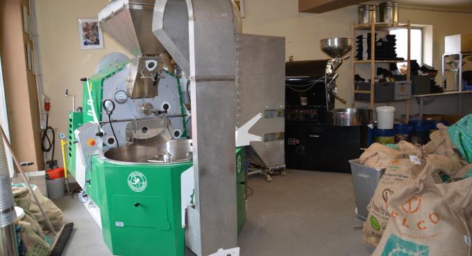 Kaffeerösterei Bohnenschmiede in Wehringen bei Augsburg. Foto: Annika Müller