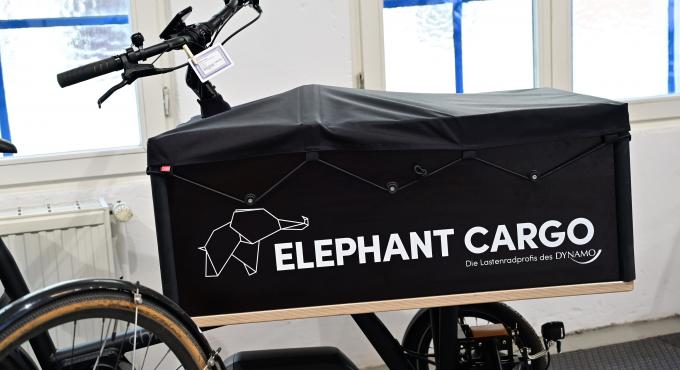 Elephant Cargo: Lastenfahrrad Laden in Augsburg. Foto: Cynthia Matuszewski