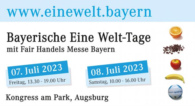 Banner Bayerische Eine Welt Tage 2023