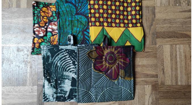 Topflappen aus Stoffresten, Bild Ulrike Pick