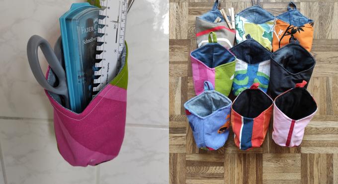 Beutel als Aufbewahrungsmöglichkeit, Bild Ulrike Pick