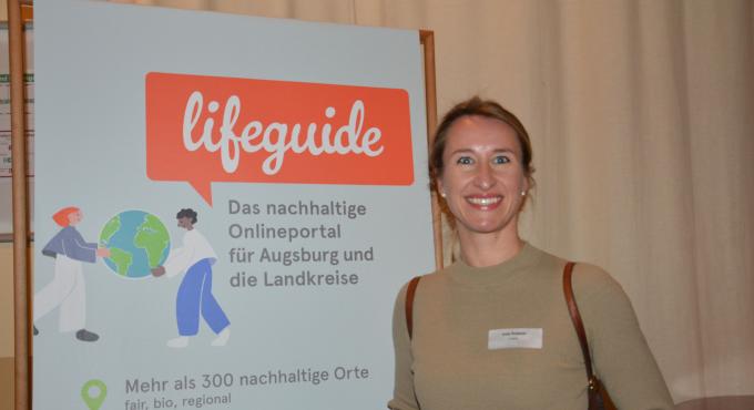 Anke Rodemer vom S'Fachl beim Lifeguide Netzwerktreffen 2024 in Augsburg. Foto: Annika Müller