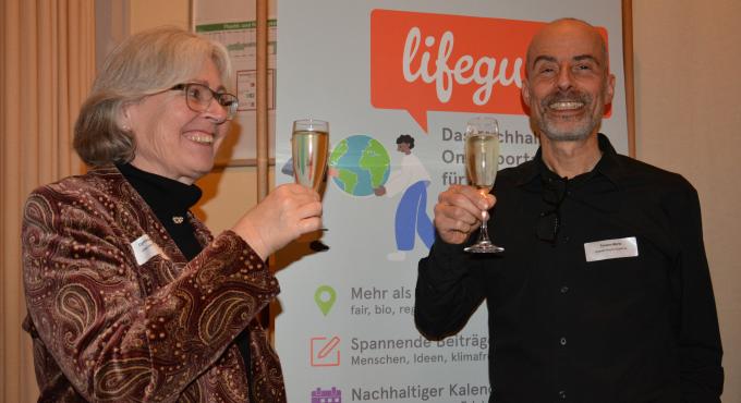 Erstes Lifeguide Netzwerktreffen in Augsburg. Die Vorstände von links: Cynthia Matuszewski und Torsten Mertz. Foto: Lifeguide Augsburg