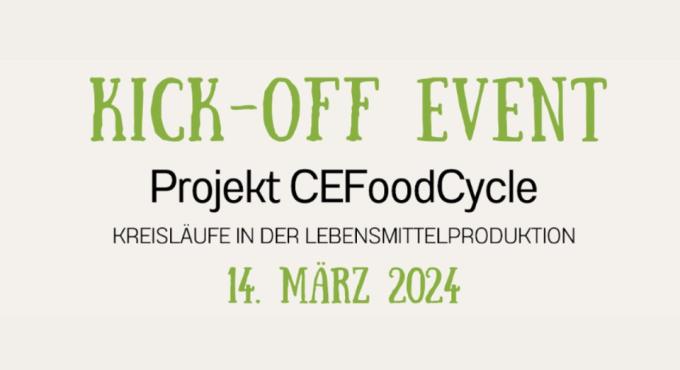 Kick-Off Event CEFoodCycle Lebensmittel Kreislauf, Bild von UmweltCluster Bayern