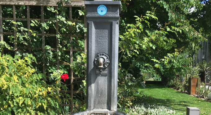 Trinkwasserbrunnen im Botanischen Garten, Foto: Katrin Jacob