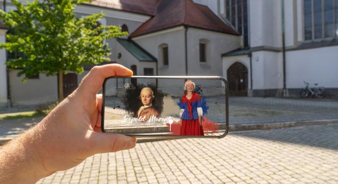 Mit Augemented Reality Augsburg entdecken.