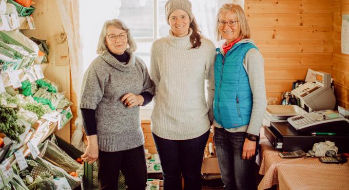 Team im Bio-Hofladen des Hasenberghof in Adelsried