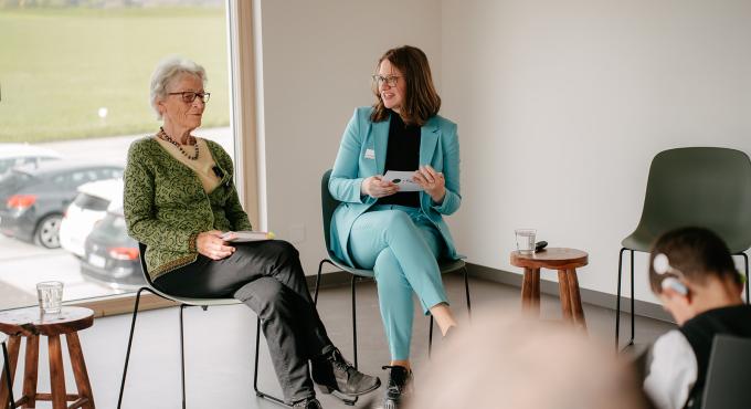 Christine Bergmair im Gespräch mit Fr. Dr. med. Gertraude Ralle