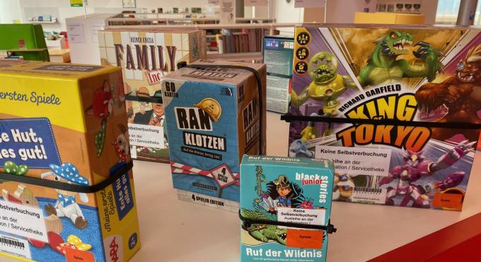 Spiele zum Ausleihen in der Stadtbücherei Augsburg